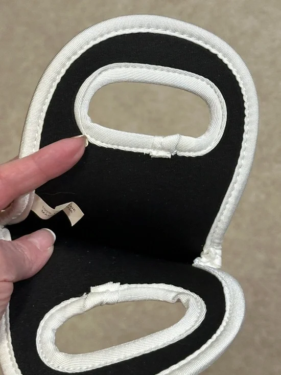 kate spade Light Blue and Navy Striped Neoprene Bottle Tote - Picture 8 of 9